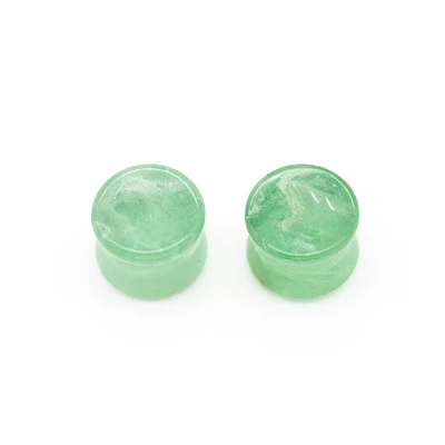 Green Quartz Stone Plugs