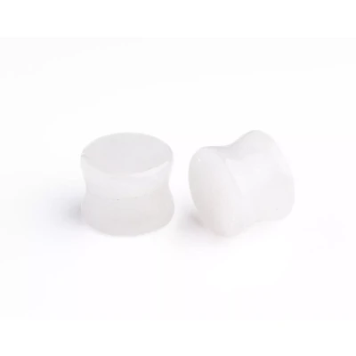 Milky Quartz Stone Plugs