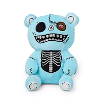 Blue Skeletal Bear Plush Toy