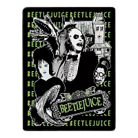 Beetlejuice and Lydia Fleece Blanket