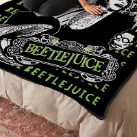 Beetlejuice and Lydia Fleece Blanket
