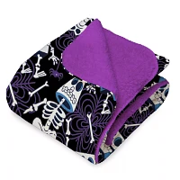 SpongeBob SquarePants and Patrick Spooky Skeletons Fleece Blanket