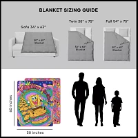 Krabby Patty Throw Blanket - Spongebob Squarepants