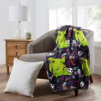 Lock, Shock, and Barrel Throw Blanket - The Nightmare Before Christmas