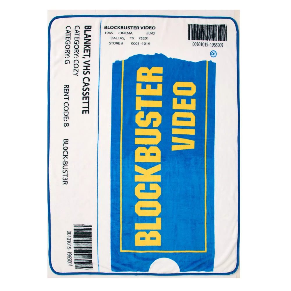 Blockbuster Video Case Fleece Blanket