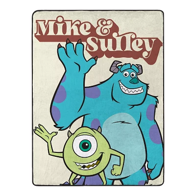 Monsters Inc. Mike and Sulley Fleece Blanket