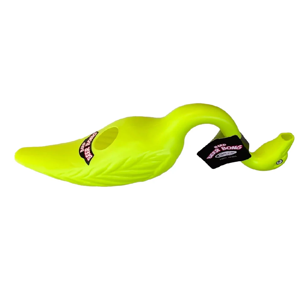 Yellow Flamingo Beer Bong - 48 oz.