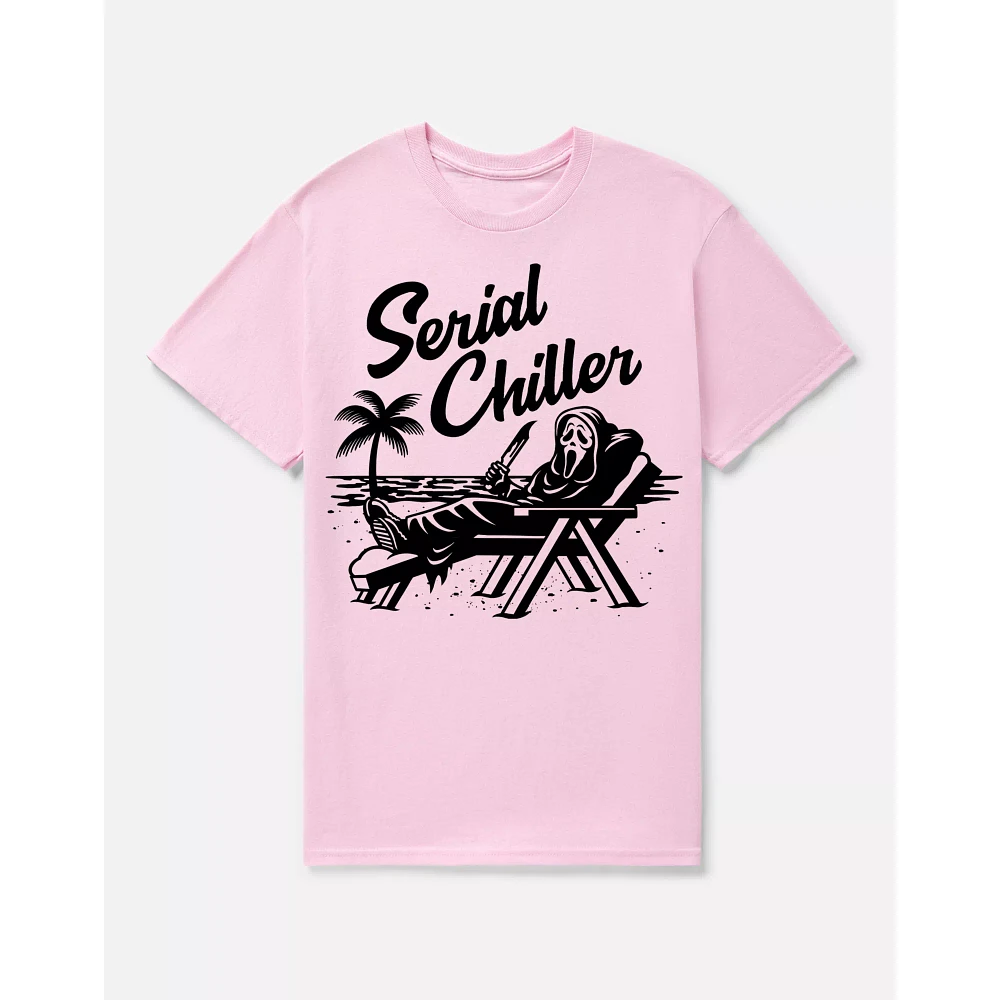 Pink Ghost Face Serial Chiller T Shirt