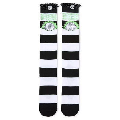 Beetlejuice Knee High Socks