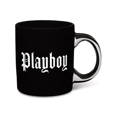 Black Playboy Gothic Print Coffee Mug - 20 oz.