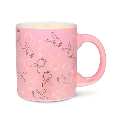 Pink Playboy Bunny Print Coffee Mug - 20 oz.