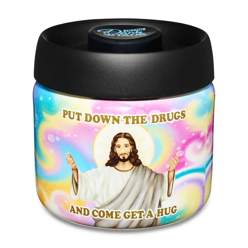 Put Down Drugs Come Get a Hug Stash Jar - 13.5 oz