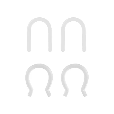 Multi-Pack Clear Bioflex Septum Retainers 2 Pair - 16 Gauge