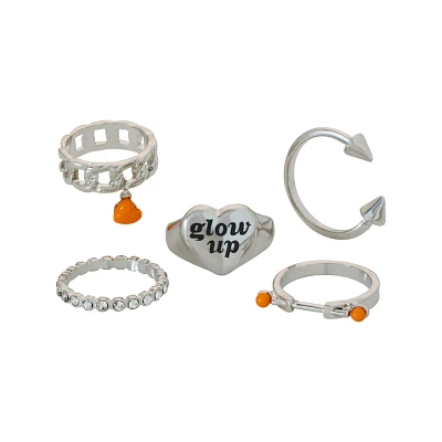 Kayla Malecc Multi-Pack Glow Up Rings - 5 Pack