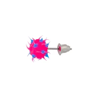 Multi-Pack Kayla Malecc Spiked Star Heart Earrings - 6 Pair