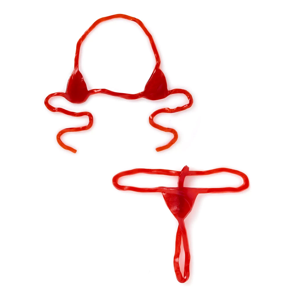 Sweet & Sour Gummy Thong and Bra