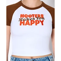 Hooters Makes You Happy Baby T Shirt