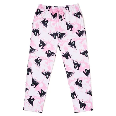 Ghost Face Pink Tie-Dye Lounge Pants