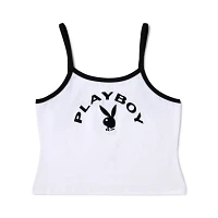 White Playboy Bunny Tank Top