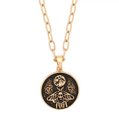 Mothman Libra Zodiac Pendant Necklace