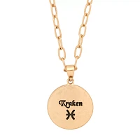 Kraken Pisces Zodiac Pendant Necklace