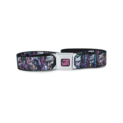 Buckle-Down The Joker Comic Book Seatbelt Belt - Batman