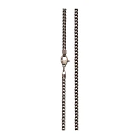 Oxidized Gold Franco Chain Necklace