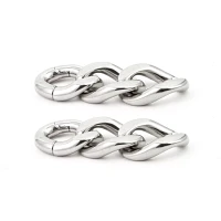 Chain Link Dangle Earrings - 4 Gauge