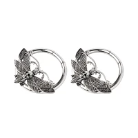 Death Moth O-Ring Tunnels - 4 Gauge