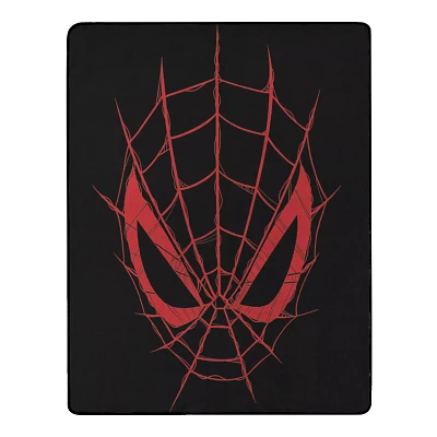 Spider-Man Web Head Fleece Blanket