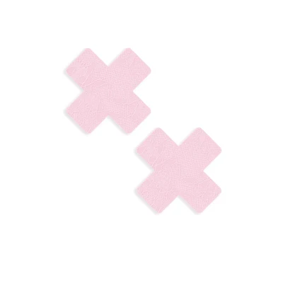 Pink Lace X Nipple Pasties