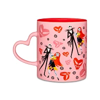 Jack and Sally Heart Handle Coffee Mug 20 oz. - The Nightmare Before Christmas