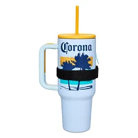 Corona Palm Tree Tumbler with Pouch - 40 oz.