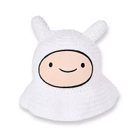 Finn 3D Ears Thick Knit Bucket Hat - Adventure Time