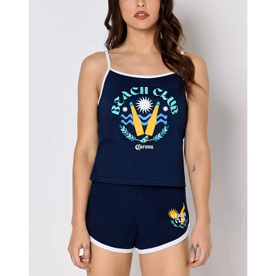 Corona Beach Club Cropped Tank Top