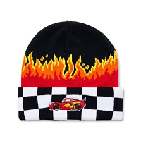Lightning McQueen Checker Flame Cuff Beanie Hat - Cars