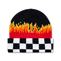 Lightning McQueen Checker Flame Cuff Beanie Hat - Cars
