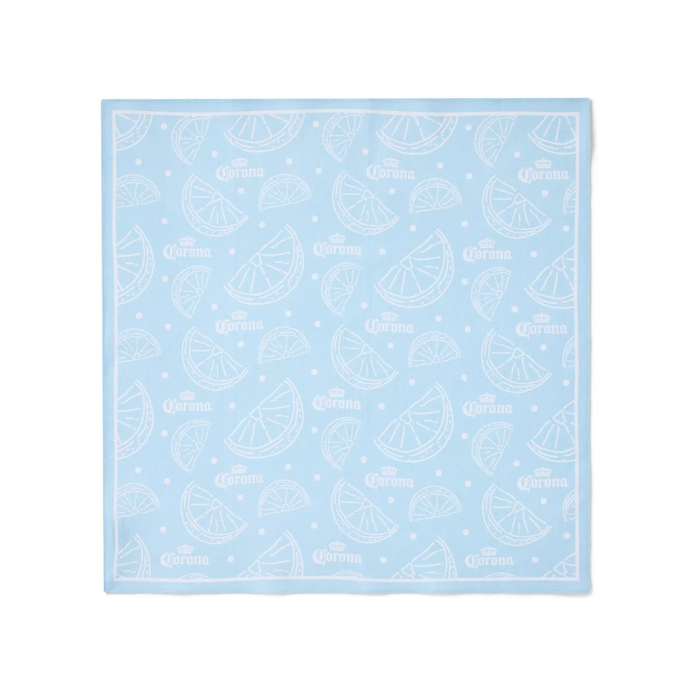 Lime Print Bandana - Corona