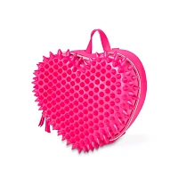 Pink Spiked Heart Mini Backpack