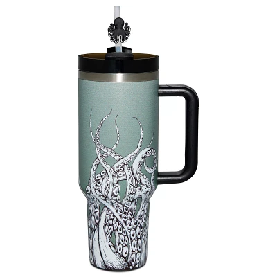 Octopus Tentacle Tumbler with Straw Topper - 40 oz.