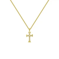 CZ Cross Necklace