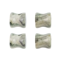 Green Onyx Stone Plugs and Tunnels - 2 Pair