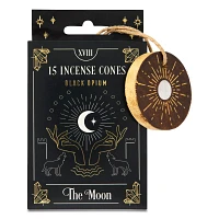 The Moon Tarot Incense Cones with Burner - 15 Pack