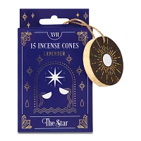 The Star Tarot Incense Cones with Burner - 15 Pack