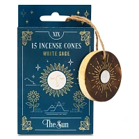 The Sun Tarot Incense Cones with Burner - 15 Pack