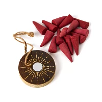 The Lovers Tarot Incense Cones with Burner - 15 Pack