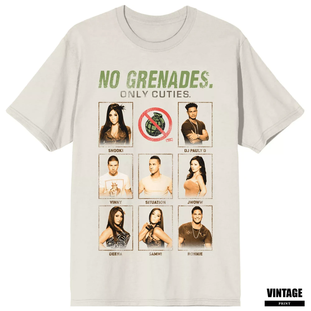 No Grenades Only Cuties T Shirt - Jersey Shore