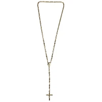 Goldtone Chain Rosary Necklace