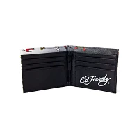 Ed Hardy Skull Tattoo Bifold Wallet