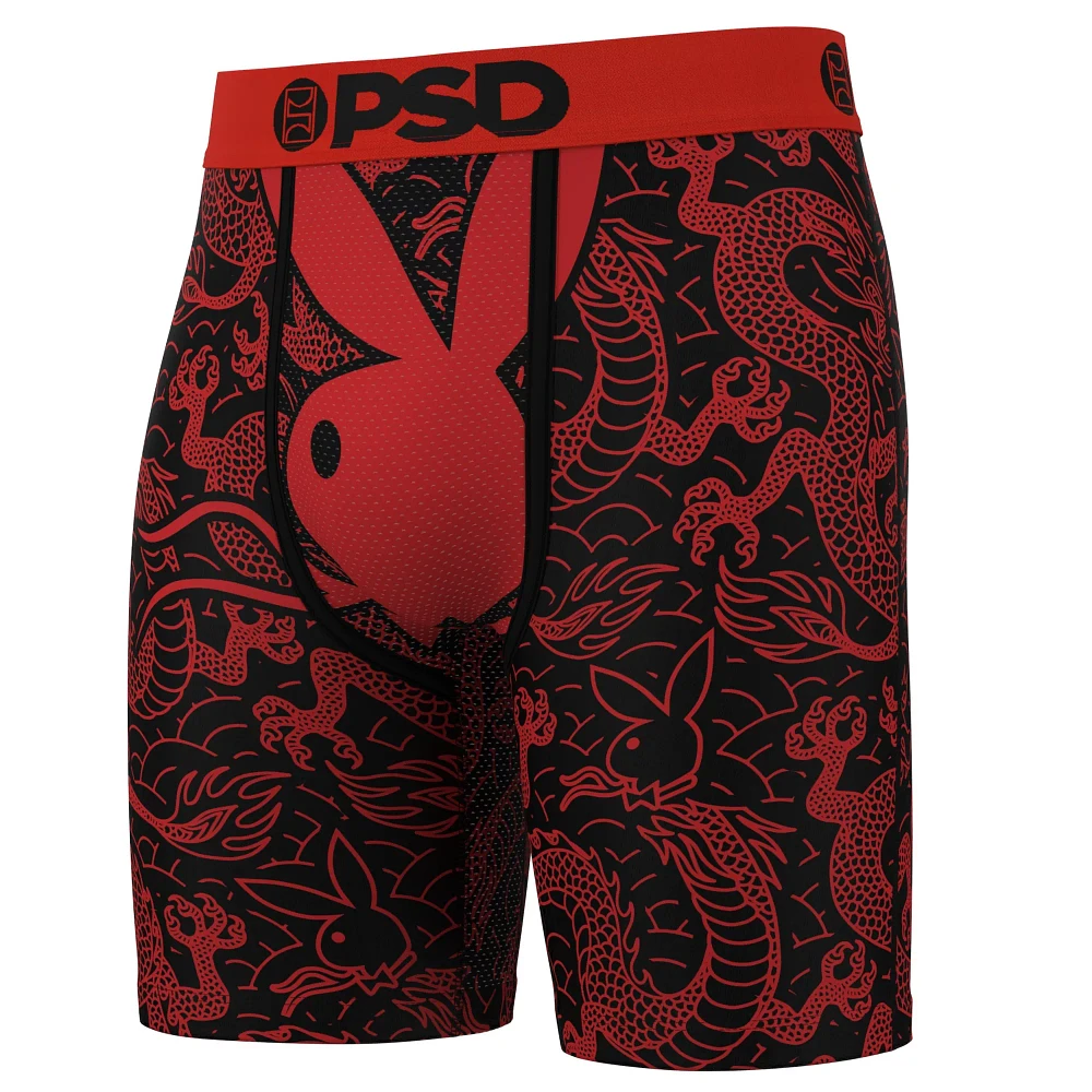 PSD Playboy Dragon Print Boxer Briefs